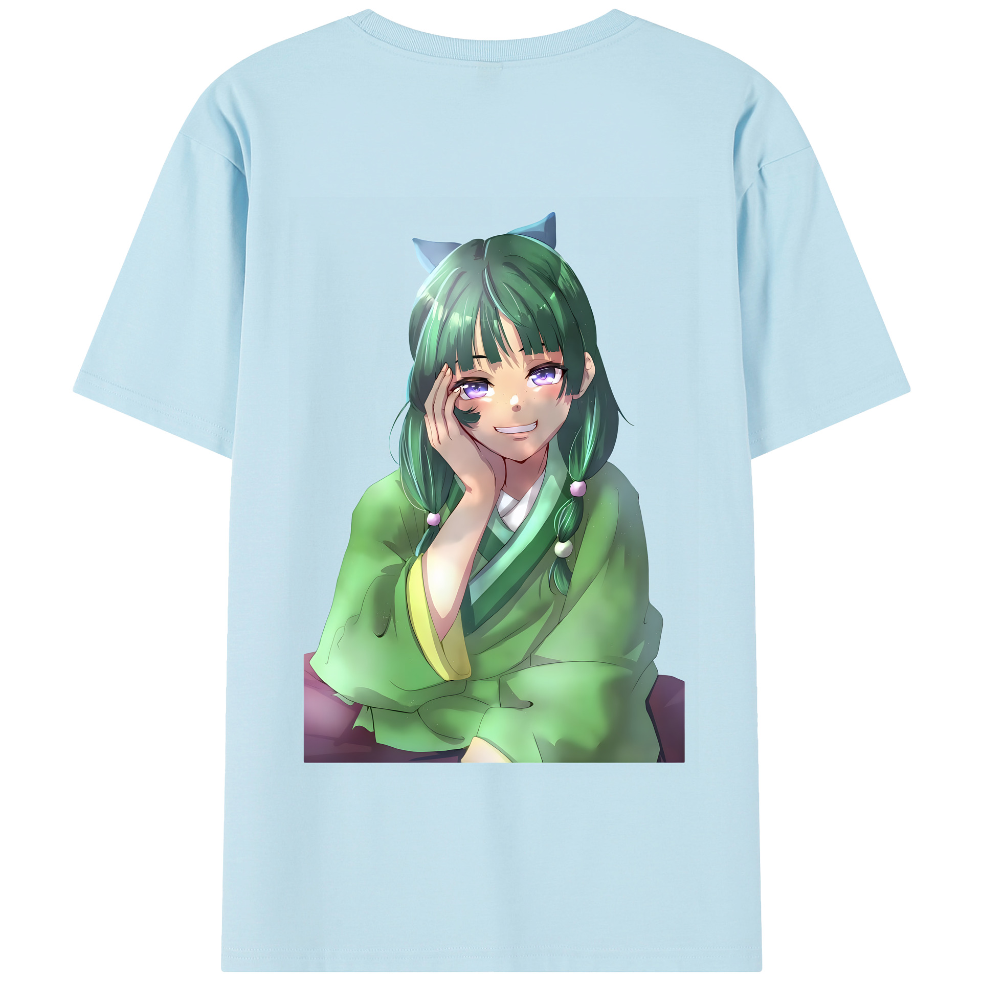 （画像用） 薬屋のひとりごと The Apothecary Diaries 綿100％半袖Tシャツ（背面プリント）
